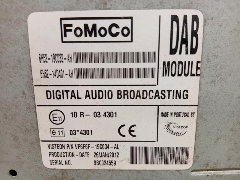 Centralina Amplificatore Acustico VP6F6F-19C034-AL Land Rover Range Rover Evoque I 2011