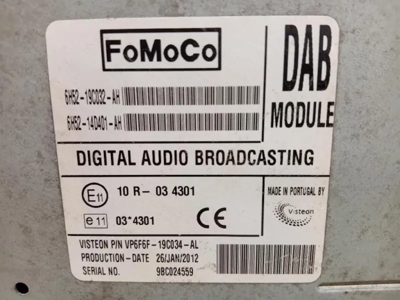 Centralina Amplificatore Acustico VP6F6F-19C034-AL Land Rover Range Rover Evoque I 2011