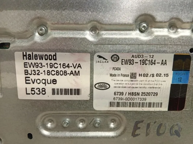 Centralina Amplificatore Acustico EW93-19C164-VA Land Rover Range Rover Evoque I 2011