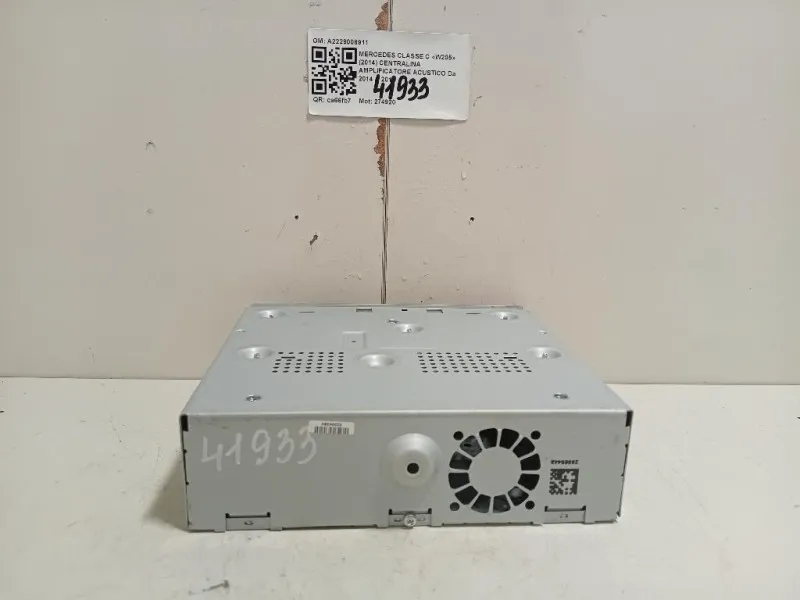 Centralina Amplificatore Acustico A2229008911 Mercedes Classe C W205 2014