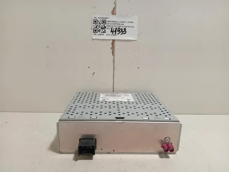 Centralina Amplificatore Acustico A2229008911 Mercedes Classe C W205 2014