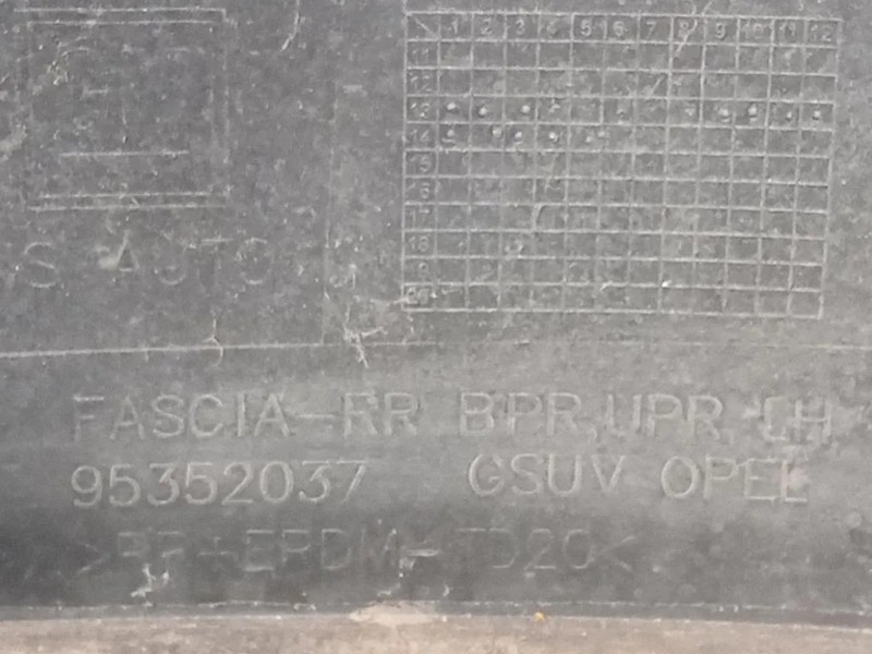 Paraurti POST 95352038 Opel Mokka 2013