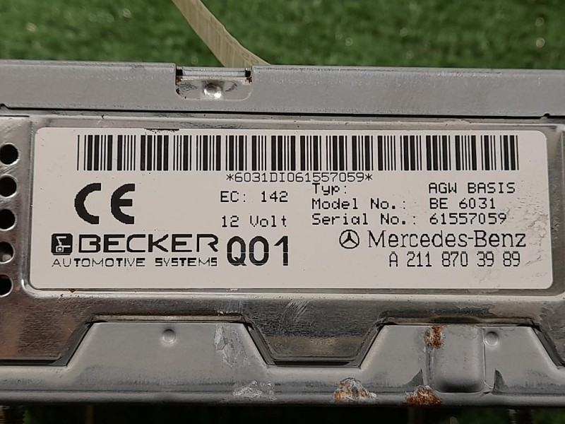 Centralina Amplificatore Acustico A2118703989 Mercedes Classe SLK R171 2004