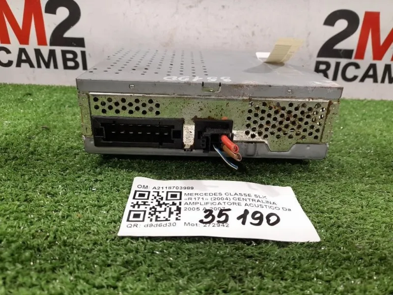 Centralina Amplificatore Acustico A2118703989 Mercedes Classe SLK R171 2004
