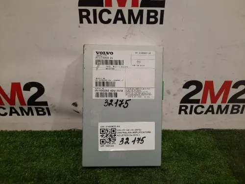 Centralina Amplificatore Acustico 31409622 AA Volvo V40 II 2012