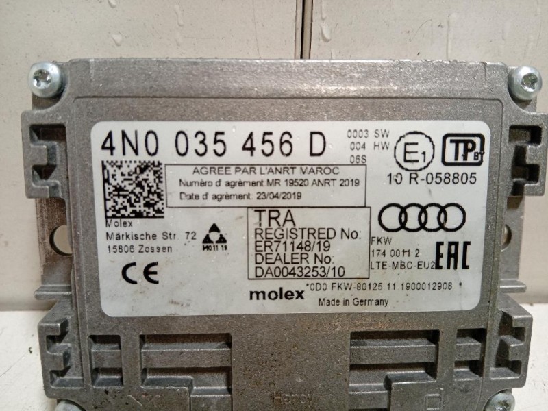 Centralina Amplificatore Antenna 4N0 035 456 D Audi A6 4GD Avant 2016