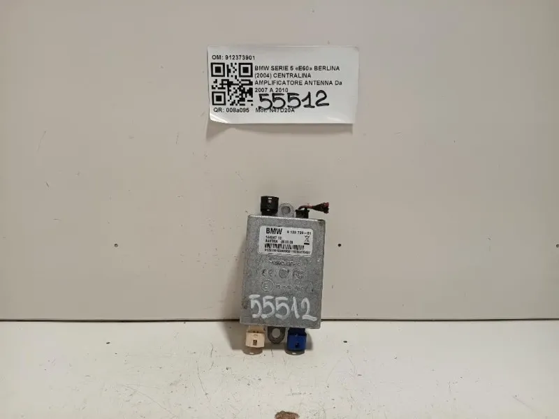 Centralina Amplificatore Antenna 912373901 Bmw Serie 5 E60 Berlina 2004