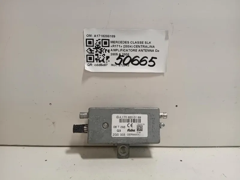 Centralina Amplificatore Antenna A1718200189 Mercedes Classe SLK R171 2004