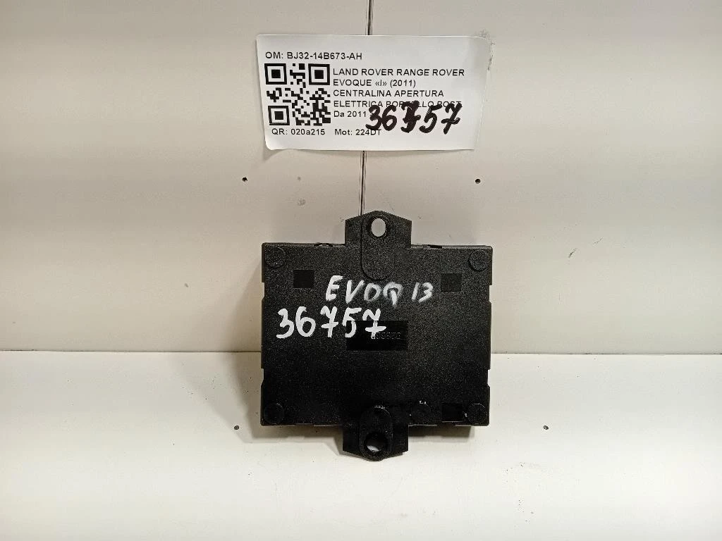 Centralina Apertura Elettrica Portello POST BJ32-14B673-AH Land Rover Range Rover Evoque I 2011