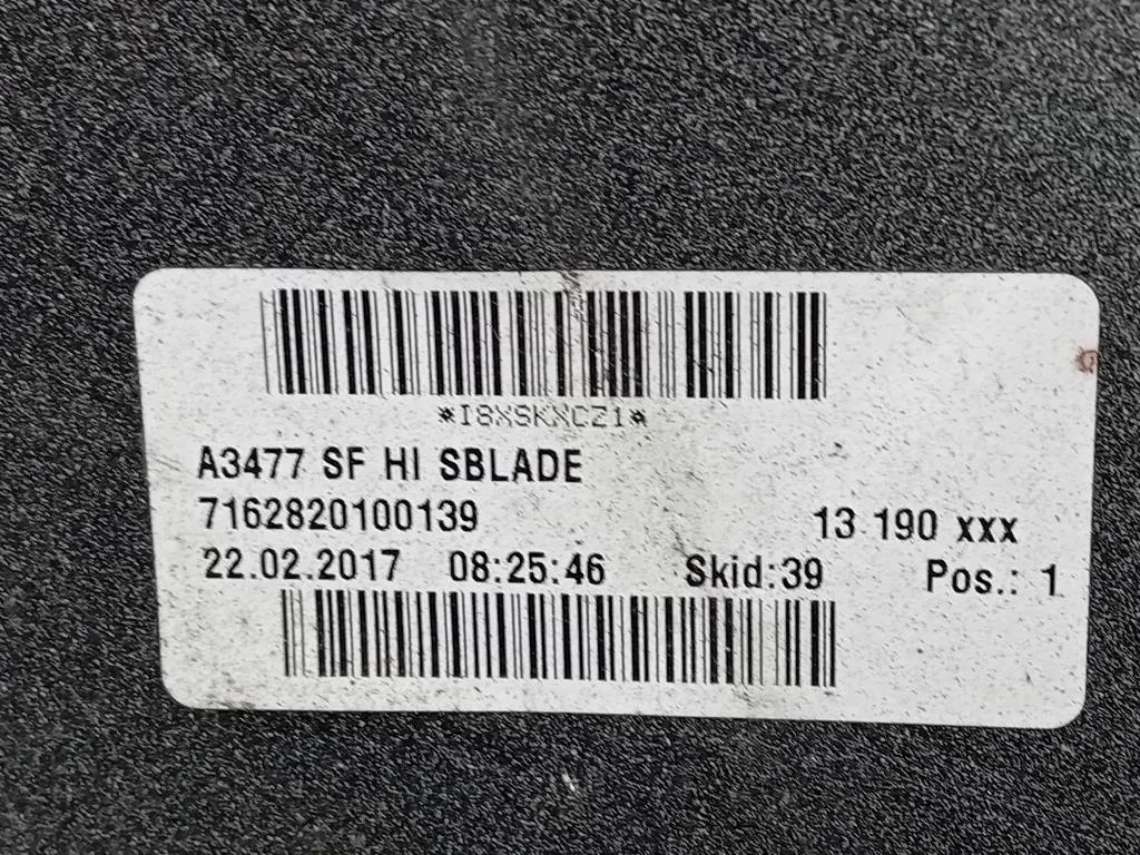 Paraurti POST 20951267 Opel Zafira C 2012