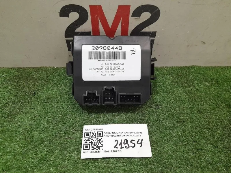 Centralina Apertura Elettrica Portello POST 20980448 Opel Insignia A SW 2009
