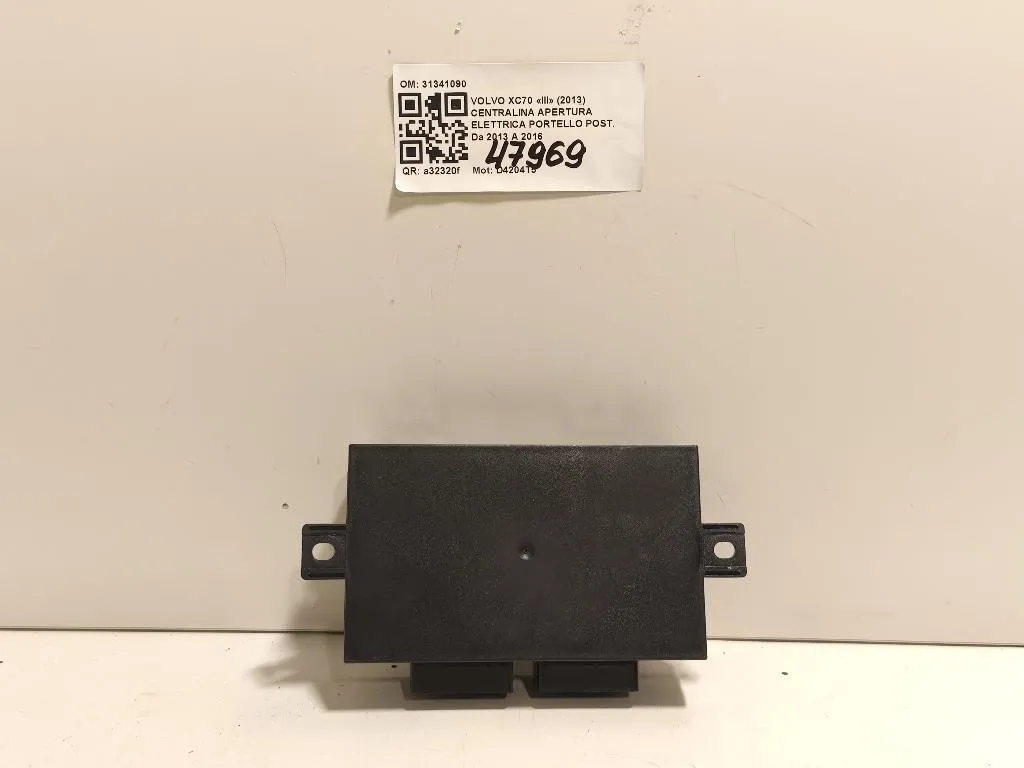 Centralina Apertura Elettrica Portello POST 31341090 Volvo XC70 III 2013