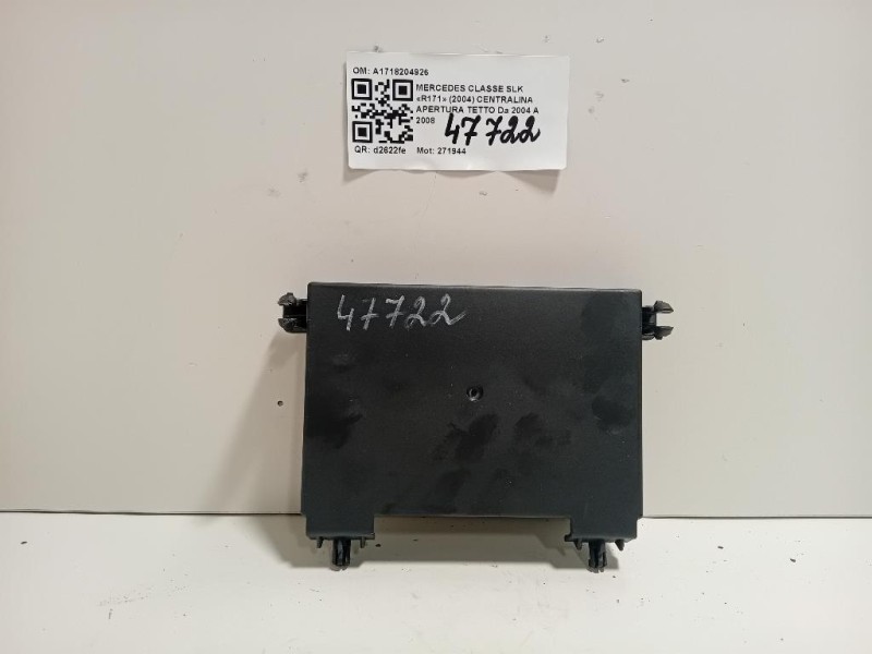 Centralina Apertura Tetto A1718204926 Mercedes Classe SLK R171 2004