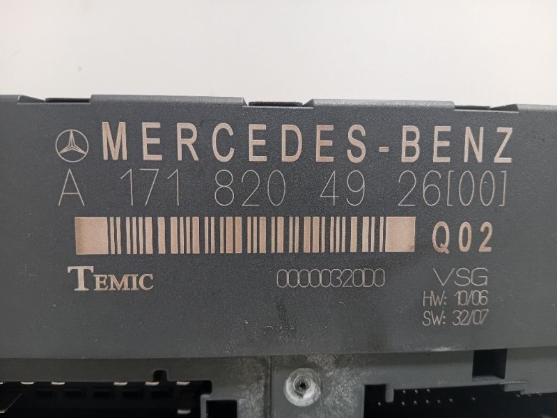 Centralina Apertura Tetto A1718204926 Mercedes Classe SLK R171 2004