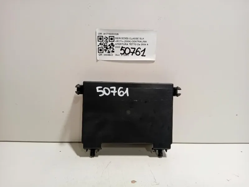 Centralina Apertura Tetto A1718203326 Mercedes Classe SLK R171 2004