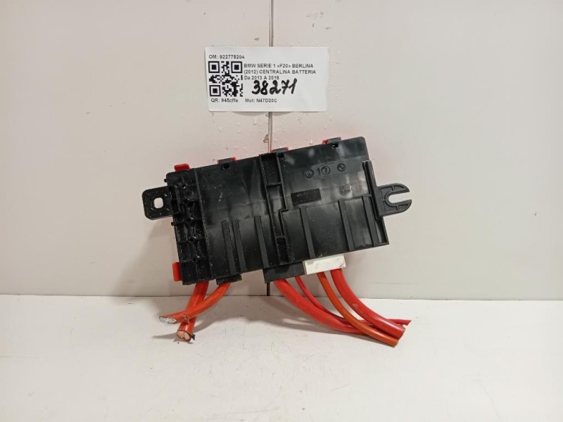 Centralina Batteria 922775204 Bmw Serie 1 F20 Berlina 2012