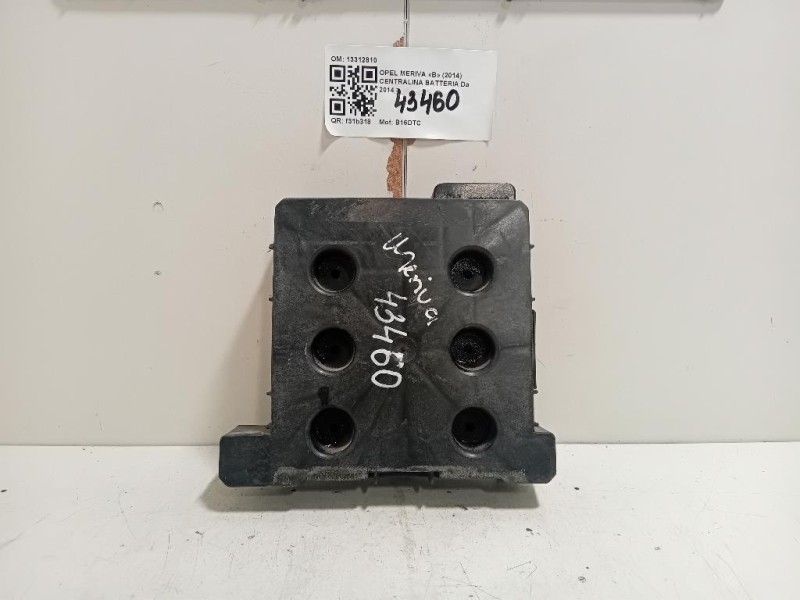 Centralina Batteria 13312810 Opel Meriva B 2014