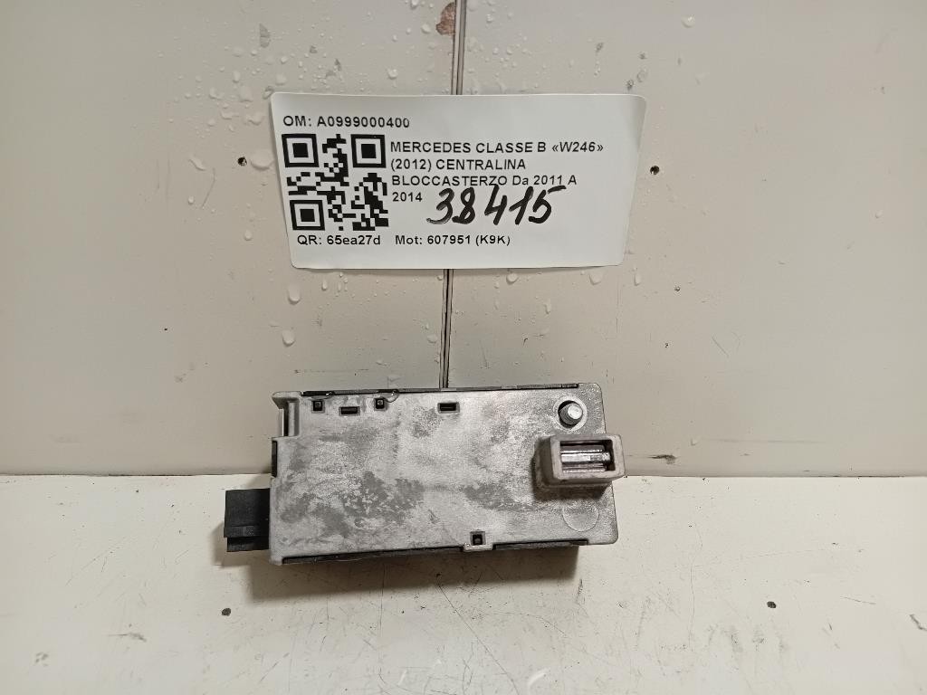 Centralina Bloccasterzo A0999000400 Mercedes Classe B W246 2012