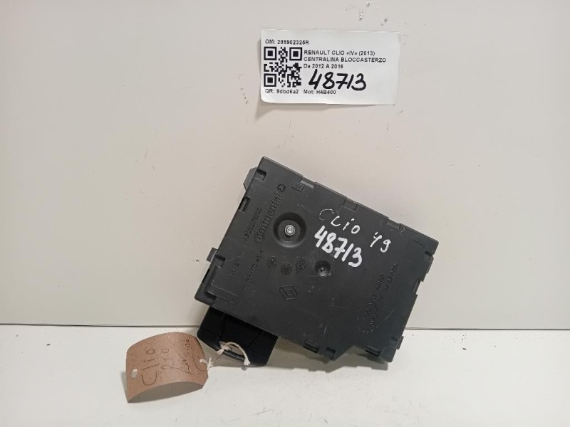 Centralina Bloccasterzo 285902325R Renault CLIO IV 2013