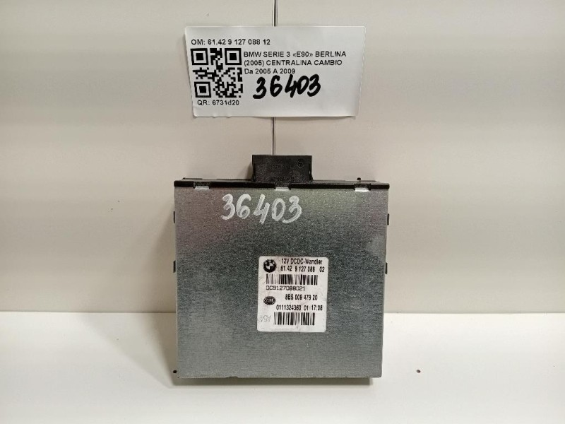 Centralina Cambio 6142 9 127 088 12 Bmw Serie 3 E90 Berlina 2005