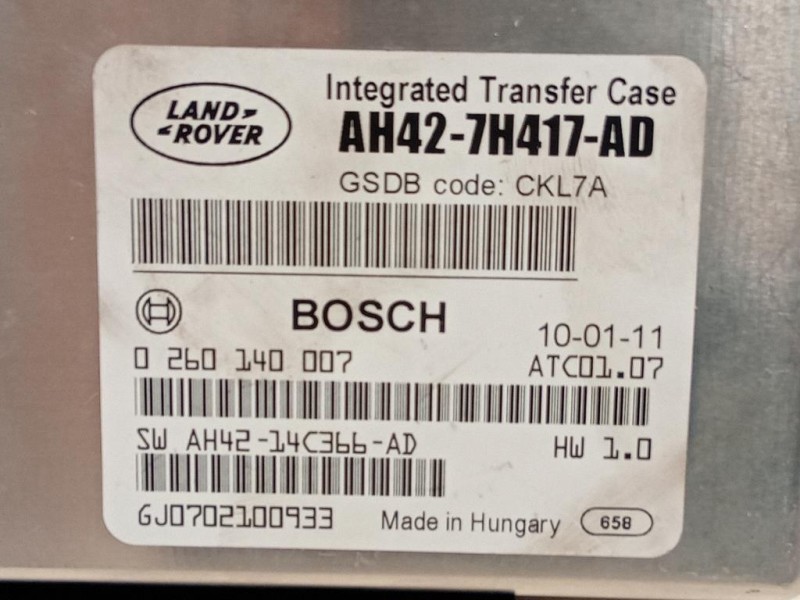 Centralina Cambio AH42-7H417-AD Land Rover Discovery IV 2010