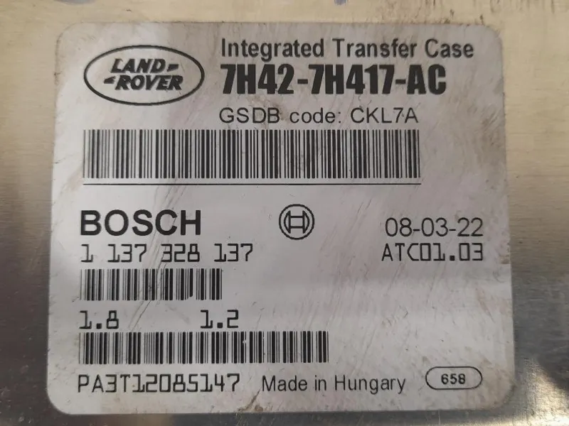 Centralina Cambio 7H42-7H417-AC Land Rover Range Rover III 2009