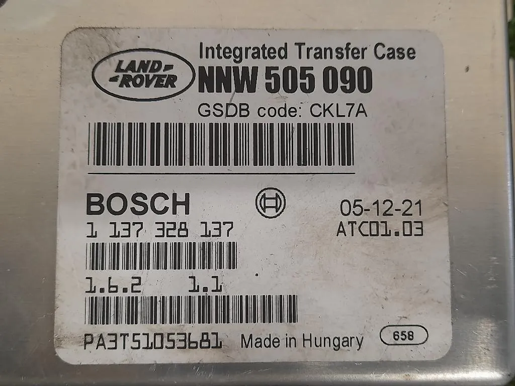 Centralina Cambio NNW 505 090 Land Rover Range Rover Sport I 2005