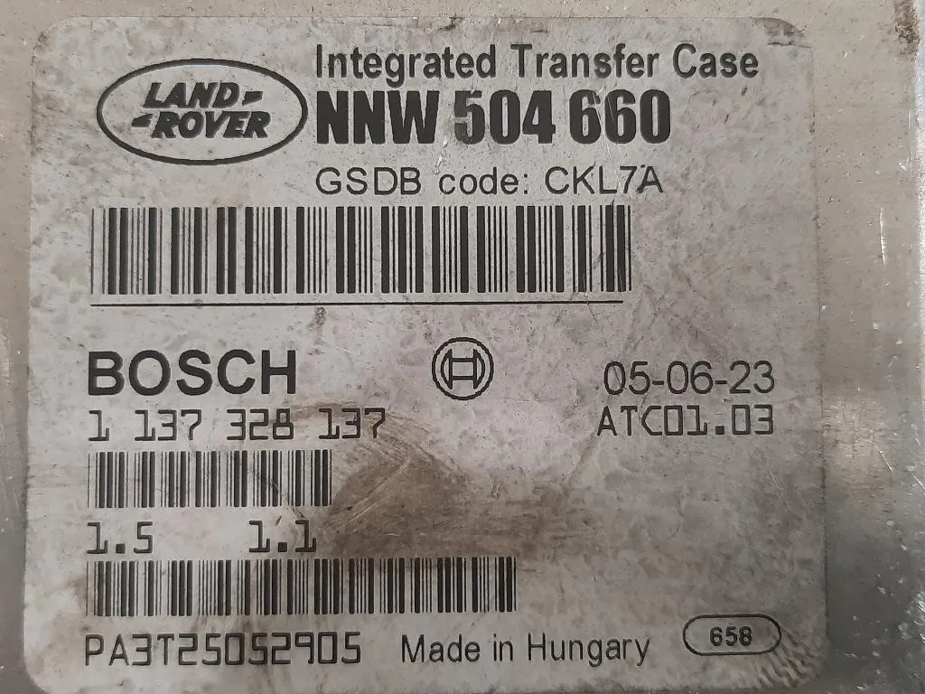 Centralina Cambio NNW 504660 Land Rover Range Rover Sport II 2009