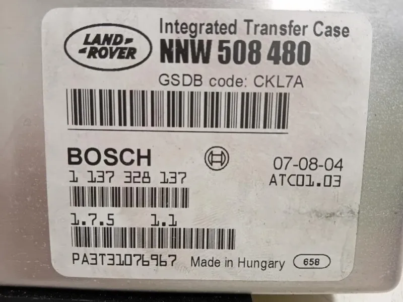 Centralina Cambio NNW 508 480 Land Rover Range Rover Sport III 2014