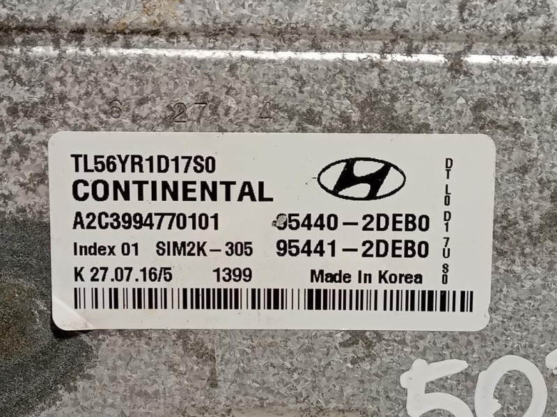 Centralina Cambio Autrevisionata 95440-2DEB0 Hyundai Tucson II 2015