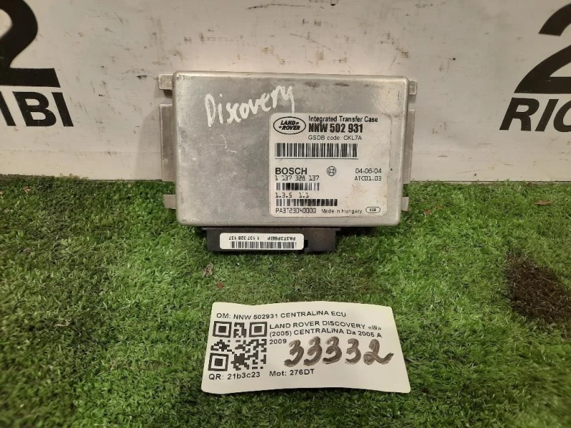 Centralina Cambio Autrevisionata NNW 502931 CENTRALINA ECU Land Rover Discovery III 2005