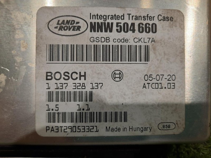 Centralina Cambio Autrevisionata NNW504660 CENTRALINA ECU Land Rover Discovery III 2005