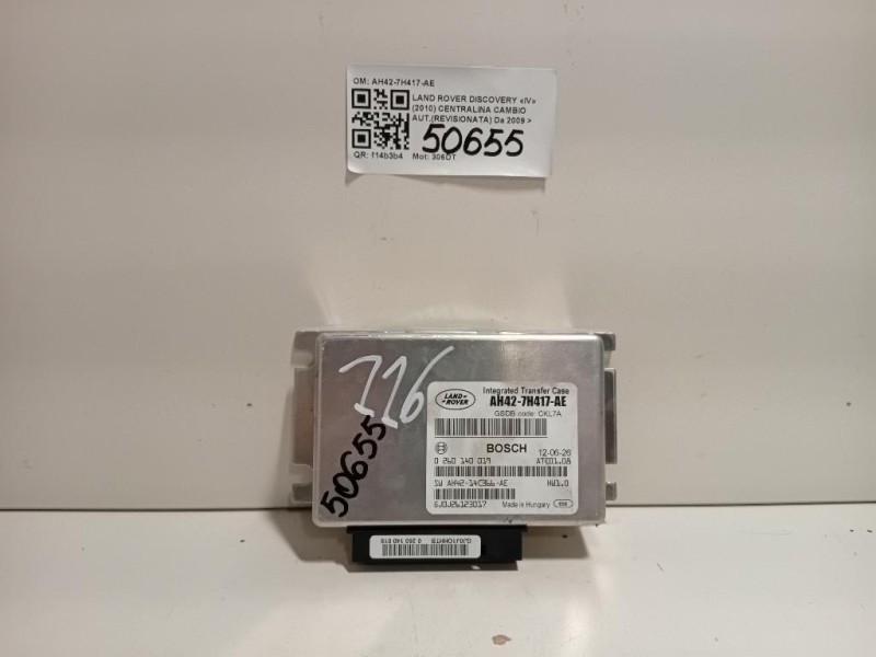 Centralina Cambio Autrevisionata AH42-7H417-AE Land Rover Discovery IV 2010