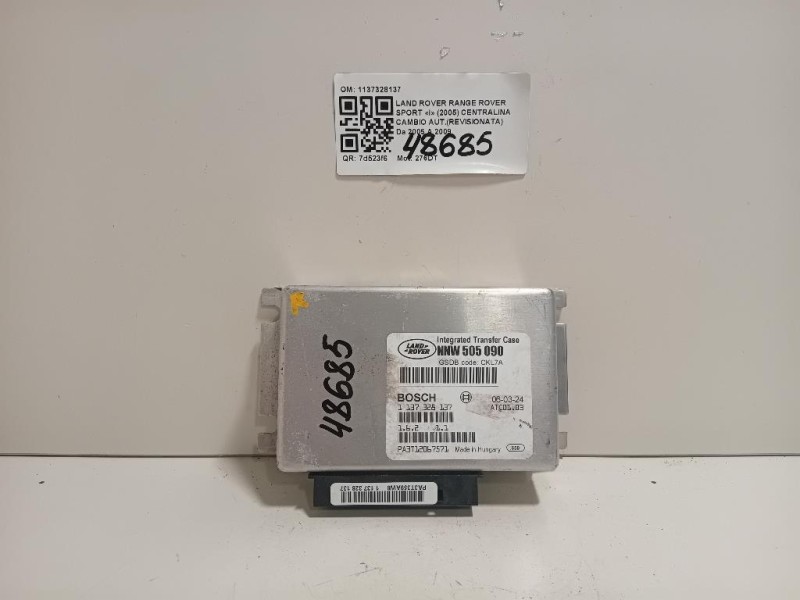 Centralina Cambio Autrevisionata 1137328137 Land Rover Range Rover Sport I 2005