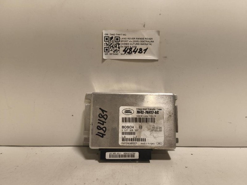 Centralina Cambio Autrevisionata 7H42-7H417-AC Land Rover Range Rover Sport I 2005