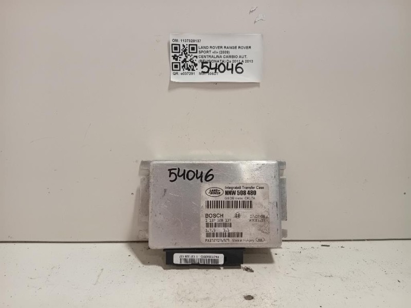 Centralina Cambio Autrevisionata 1137328137 Land Rover Range Rover Sport II 2009