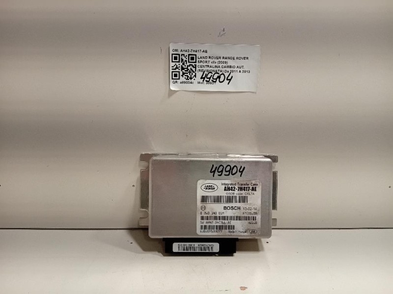 Centralina Cambio Autrevisionata AH42-7H417-AE Land Rover Range Rover Sport II 2009