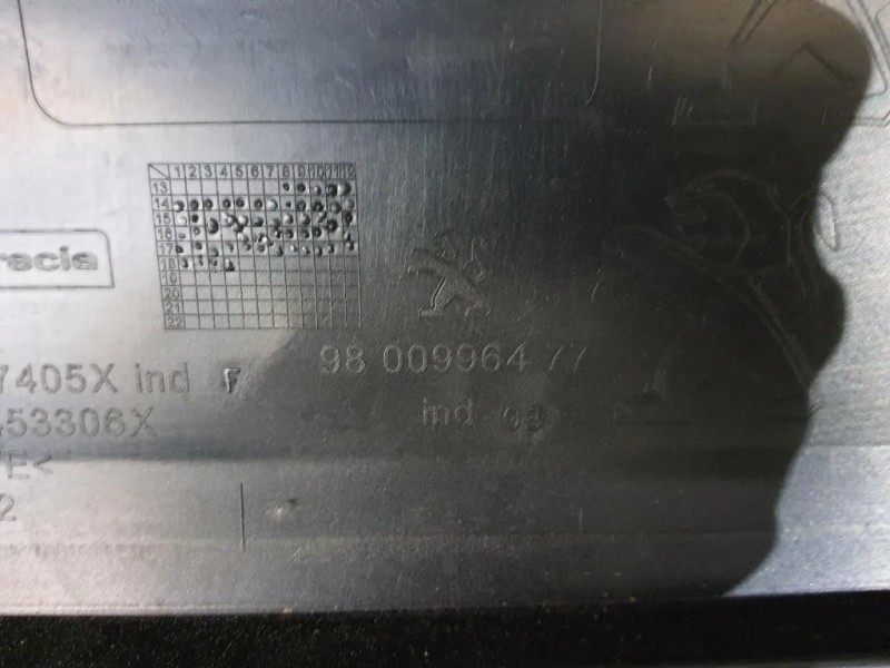 Paraurti POST 9800996477 Peugeot 308 II SW 2017