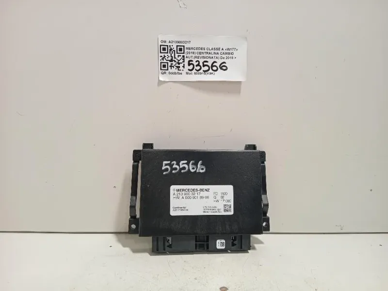 Centralina Cambio Autrevisionata A2139003217 Mercedes Classe A W177 2018