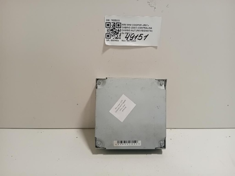 Centralina Cambio Autrevisionata 7625222 Mini MINI Cooper R57 Cabrio 2007