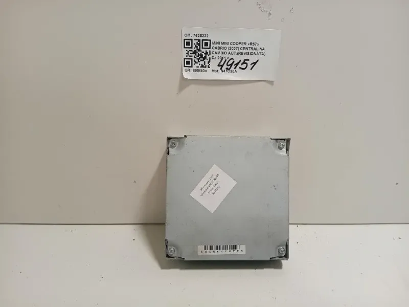 Centralina Cambio Autrevisionata 7625222 Mini MINI Cooper R57 Cabrio 2007