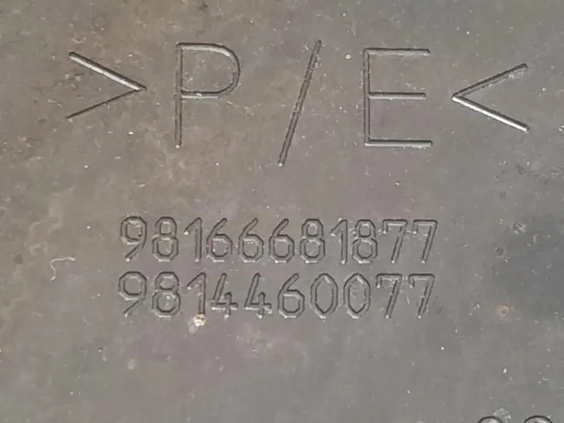 Paraurti POST 98166681877 Peugeot 5008 II 2017