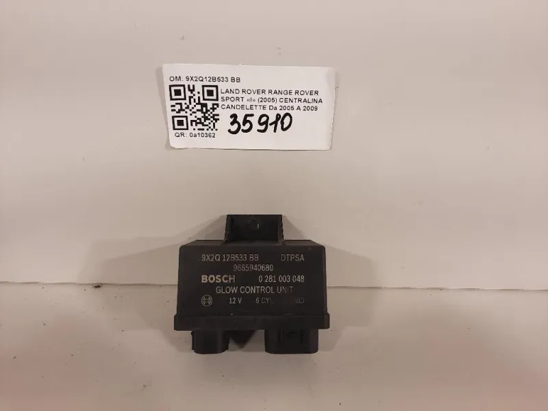 Centralina Candelette 9X2Q12B533 BB Land Rover Range Rover Sport I 2005