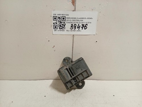 Centralina Candelette A6519001300 Mercedes Classe B W246 2012