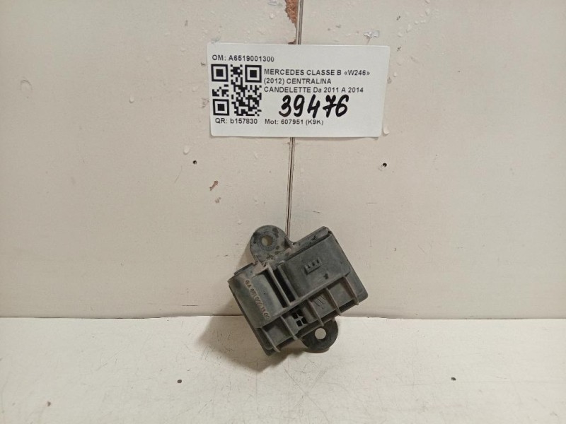 Centralina Candelette A6519001300 Mercedes Classe B W246 2012