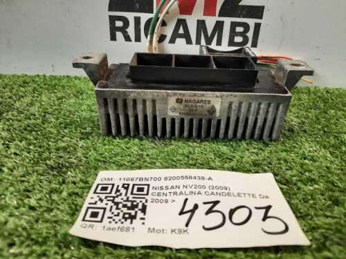 Centralina Candelette 11067BN700 8200558438-A Nissan Nv200 2009