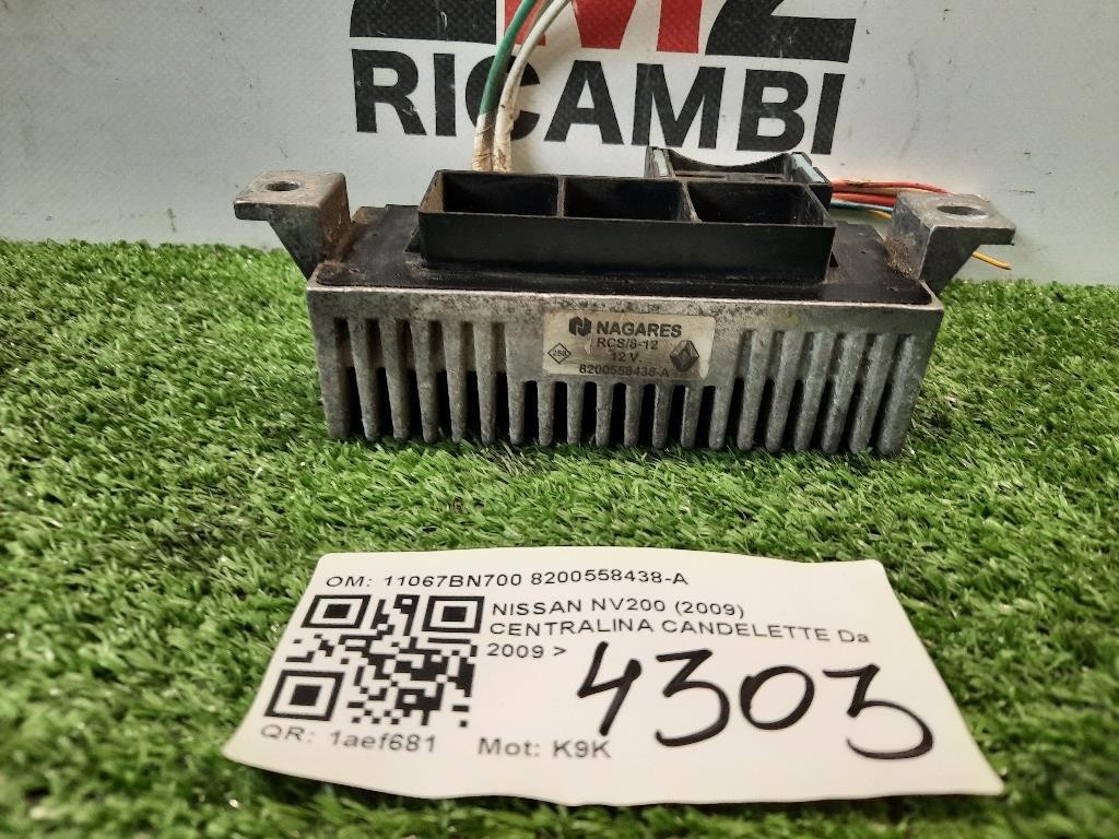 Centralina Candelette 11067BN700 8200558438-A Nissan Nv200 2009