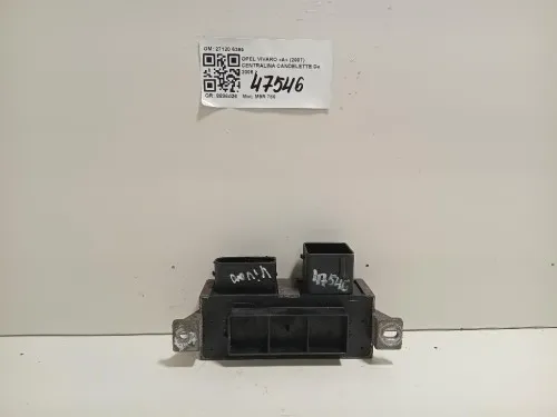 Centralina Candelette 27120 6395 Opel Vivaro A 2007
