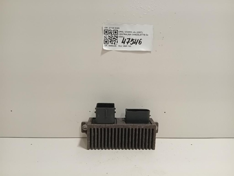 Centralina Candelette 27120 6395 Opel Vivaro A 2007