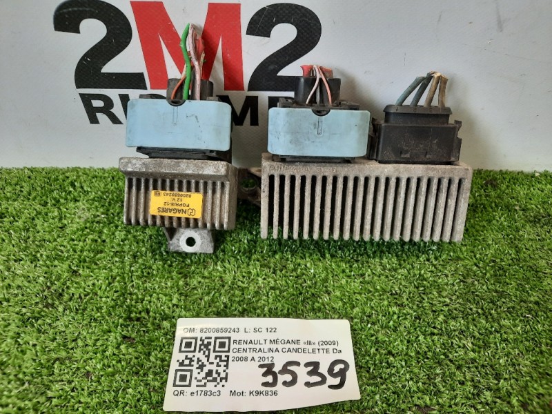 Centralina Candelette 8200859243 8200558438A Renault Mégane III 2009